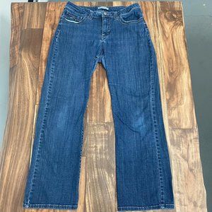 lee slender secret jeans bootcut size 14 medium blue